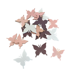 Tr� sommerfugl 4,5-5cm ca. 18stk.