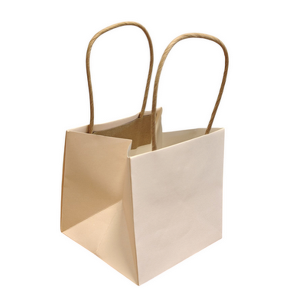 Papirtaske 12 cm rosa