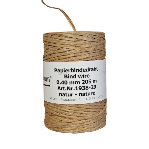 Bindetr�d natur 205 meter.