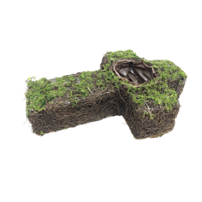 Kors flet m. mos 30 cm