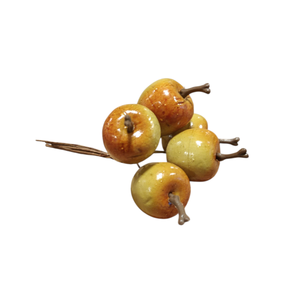 Dekorative �bler gr�n � 5 stk