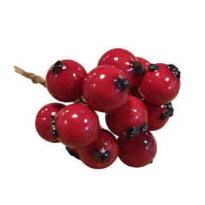 R�de b�r p� stilk � bundt med 12 stk