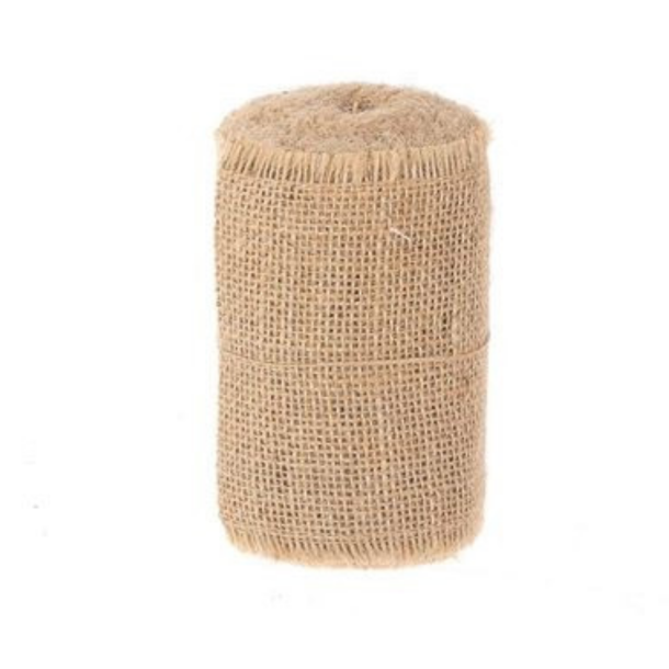 Juteb�nd natur 5 meter x 10 cm