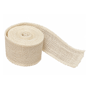 Juteb�nd creme 5 meter x 5 cm