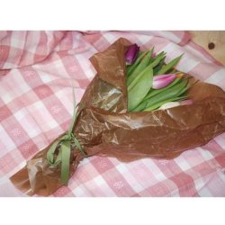 Vokspapir brun ark 42x68. 50 ark.