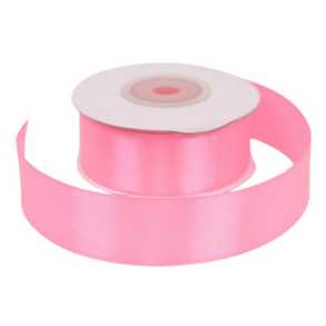Satinb�nd 25 mm Pink