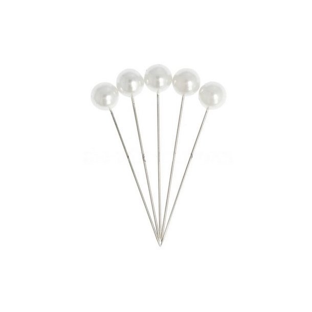 Perlen�l Hvid 10x60 50 stk.