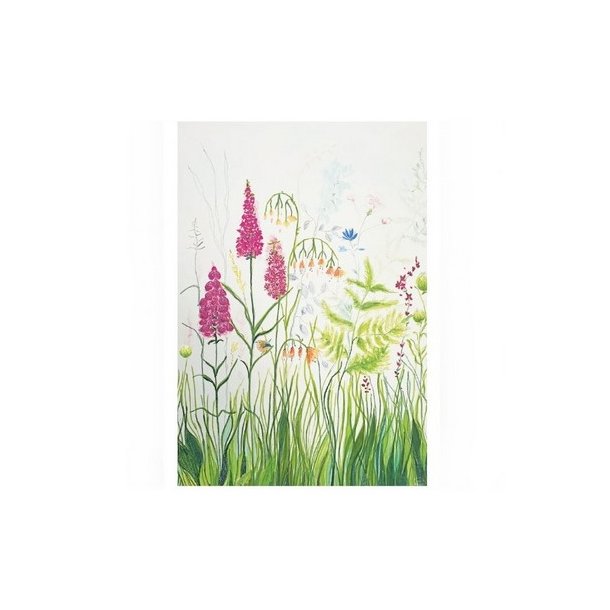 Kort med blomstermotiv Lydia flowers