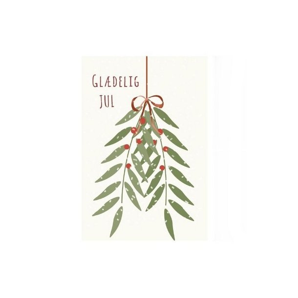 Kort med julemotiv Lydia jul