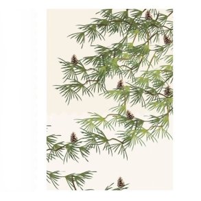 Kort med julemotiv Lydia jul