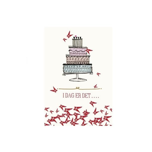 Kort med Lydia`s f�dselsdag 