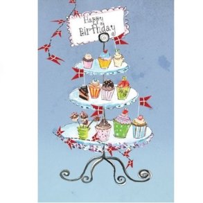 Kort med Lydia`s f�dselsdag 