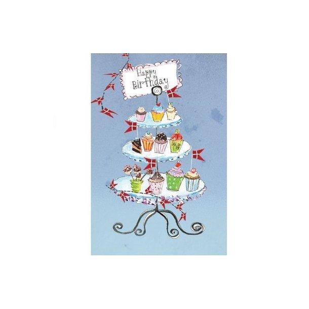 Kort med Lydia`s f�dselsdag 