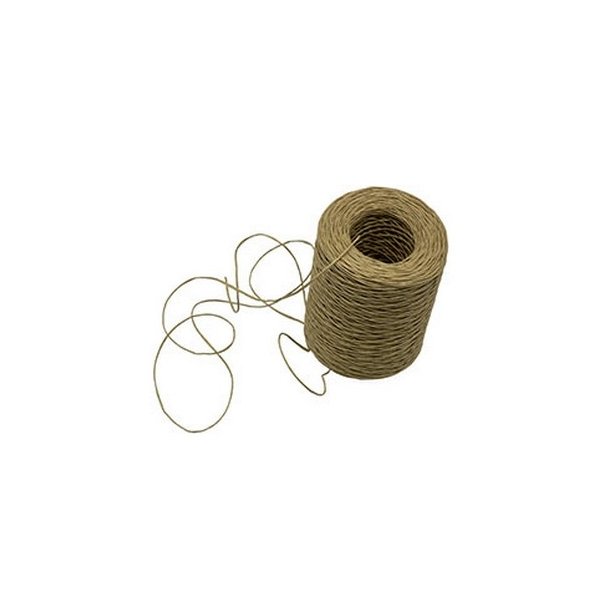 Papirsnor natur med wire 200 meter.