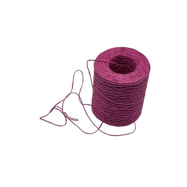 Papirsnor pink med wire 200 meter.