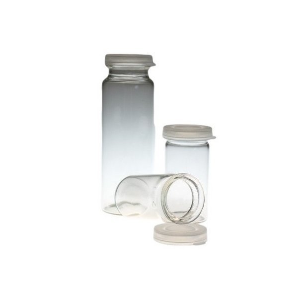 Glas flaske med l�g. 30 ml.