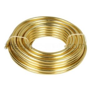 Aluminiums-tr�d 5 mm Guld