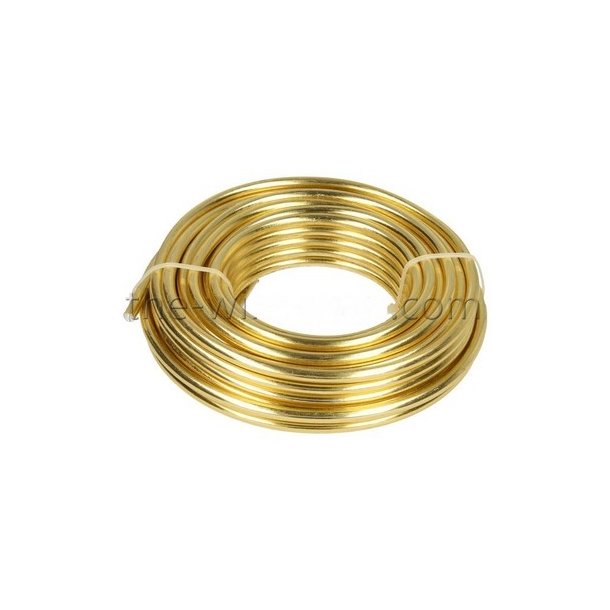 Aluminiums-tr�d 5 mm Guld