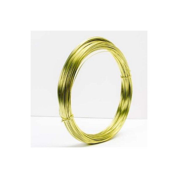 Aluminiums-tr�d 1 mm Lemon 60 meter.