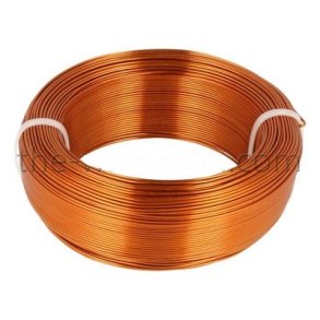 Aluminiums-tr�d 1 mm Orange 120 meter.