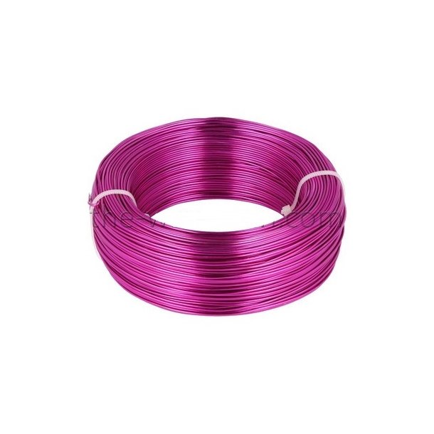 Aluminiums-tr�d 1 mm Pink 120 meter.