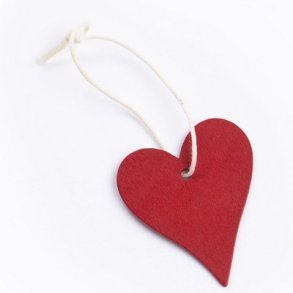 H�ngem�rke hjerte r�d