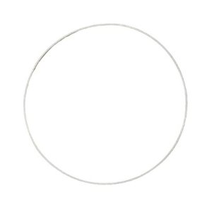 Metalring 25 cm hvid
