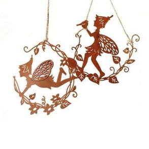 Feer p� blomster ranker rust pr s�t