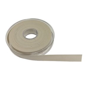 Velourb�nd r�hvid dobbelt 15mm 