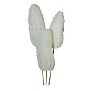 Luffa frosted hvid p� pind