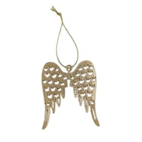 Englevinger med m�nster guld