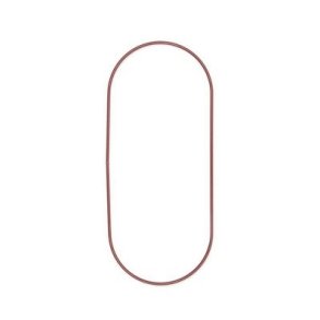 Metalring 30 cm oval rosa