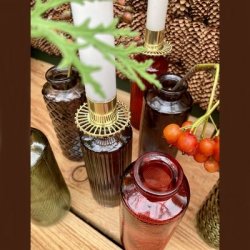 Lysholder metal guld