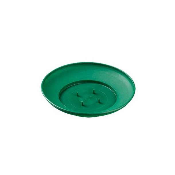 Fad plast rund 19x4 cm gr�n