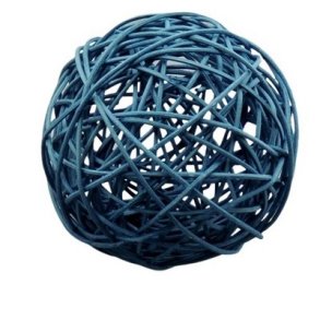 Rattan kugle �10 bl�