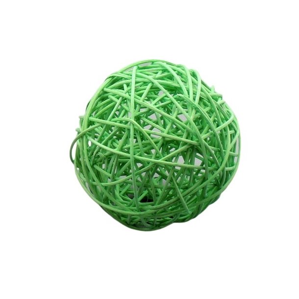 Rattan kugle �12 aqua gr�n