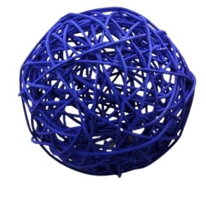 Rattan kugle �12 m�rk lilla