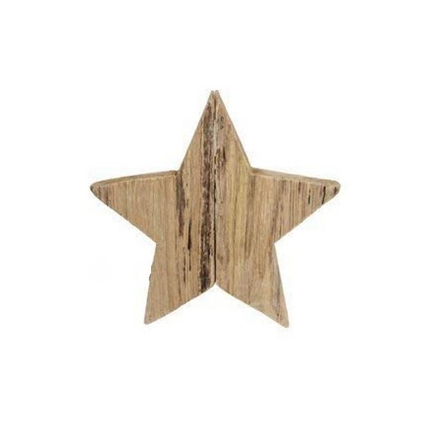 Tr� stjerne natur 5 cm