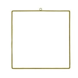 Metalramme 30x30 cm 3,5mm guld