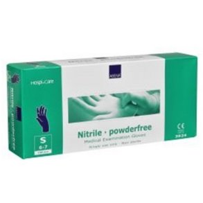 Nitril handsker bl� small pris pr. par.