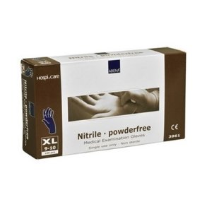Nitril handsker bl� x-large pris pr. par.