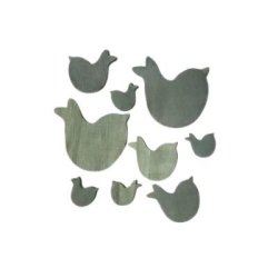 Tr� Sjove Fugle gr�bl� ass.