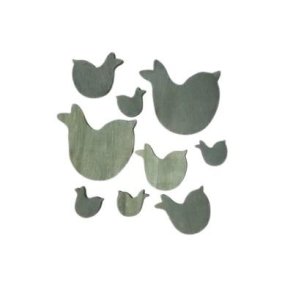 Tr� Sjove Fugle gr�bl� ass.