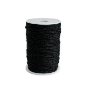 Jutegarn 3 tr�d sort