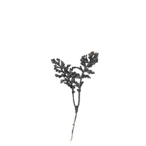 Wire blade glitter m�rk bl�gr� 14 cm