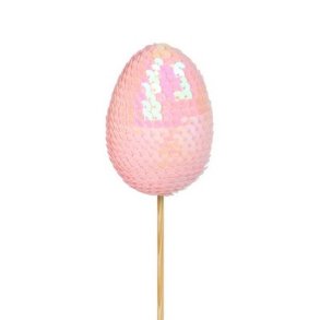 Stick �g rosa med palietter 