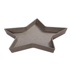 Bio stjerne fad 36 cm gr�