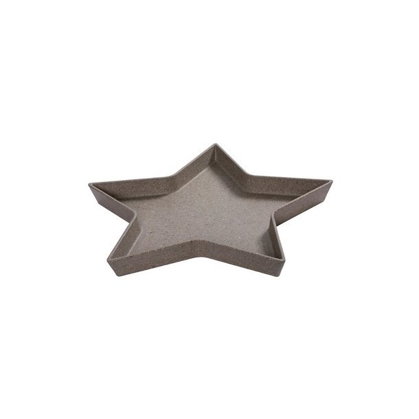 Bio stjerne fad 36 cm gr�