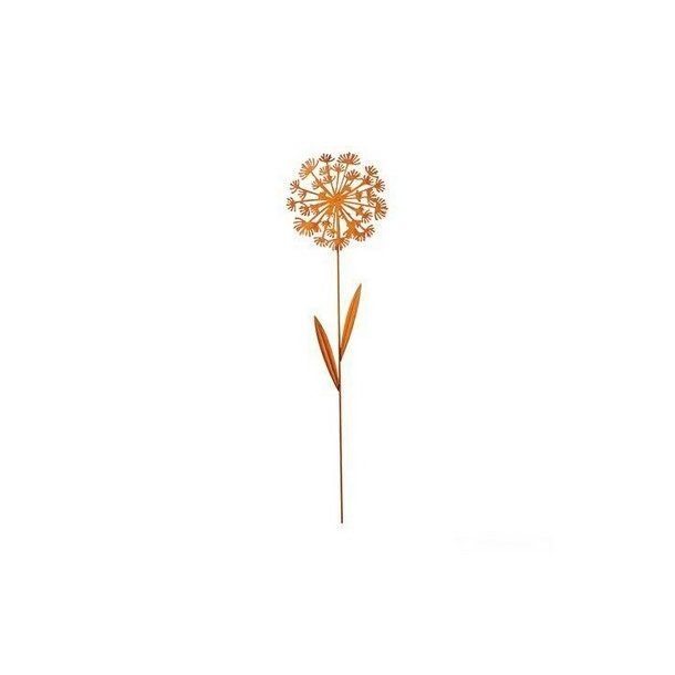 Metal Blomst 75 cm rust p� stilk