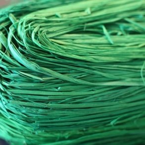 Bast 250 gram m�rke gr�n stor bundt